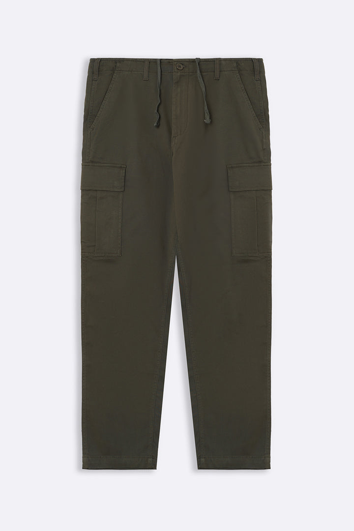 OLIVE TWILL CARGOS