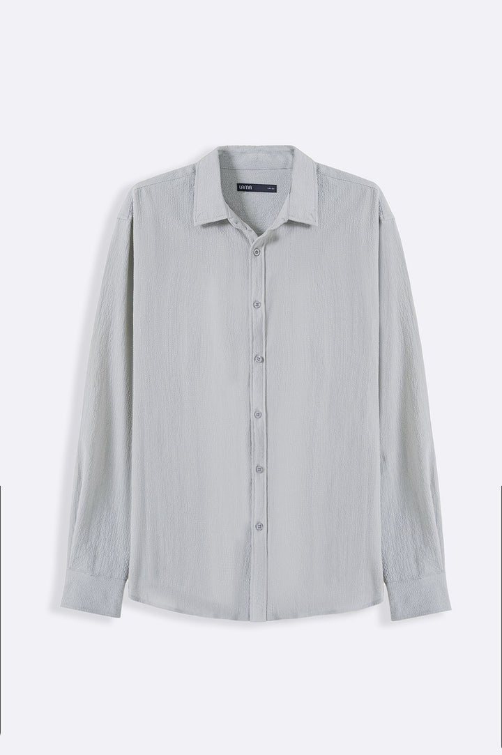 ASH SEERSUCKER BUTTON DOWN SHIRT