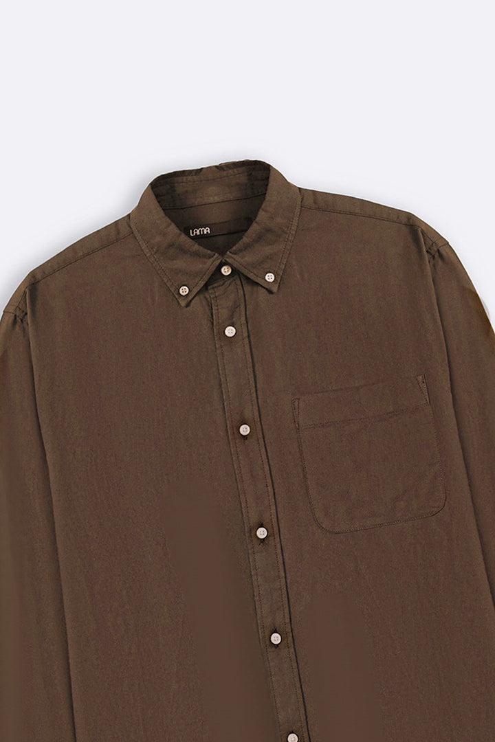 BROWN OXFORD SHIRT