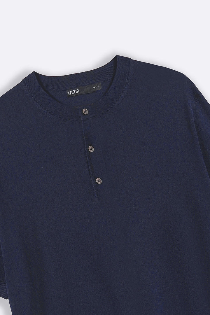 NAVY TIMELESS HENLEY