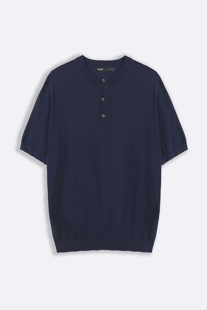 NAVY TIMELESS HENLEY