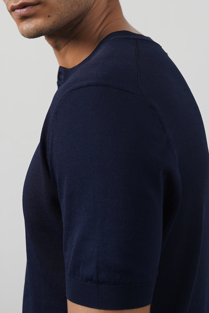 NAVY TIMELESS HENLEY