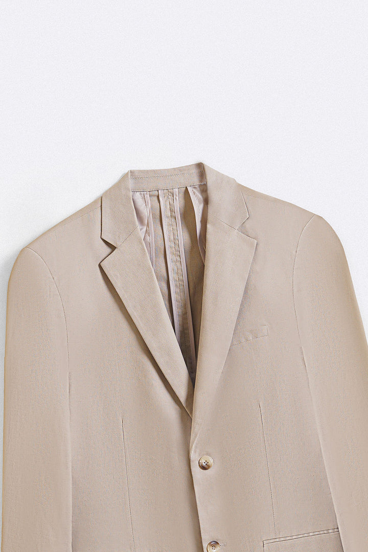 IVORY RESORT LINEN BLAZER