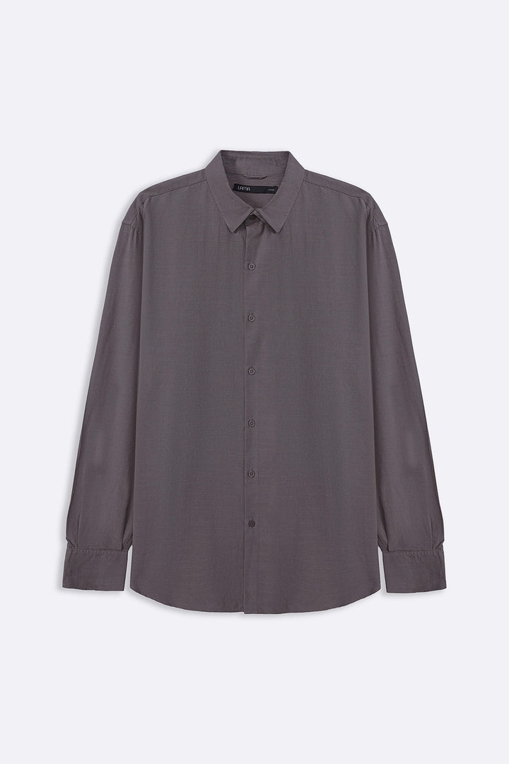 MOUSE GREY CLASSIC BUTTON DOWN SHIRT