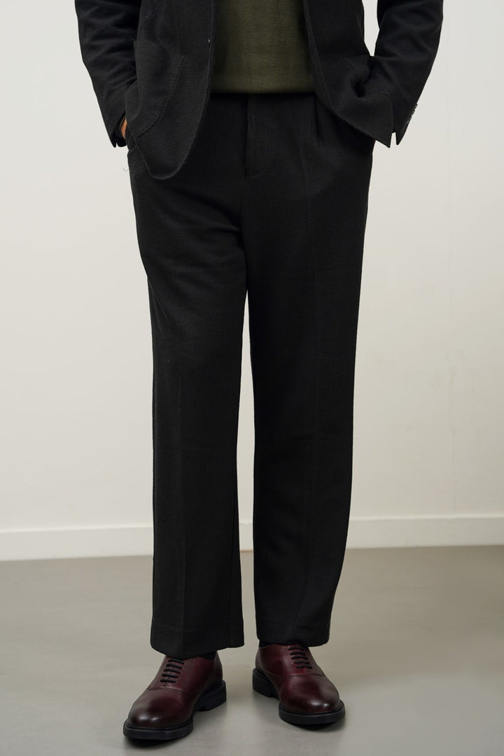 BLACK CORDUROY PANTS