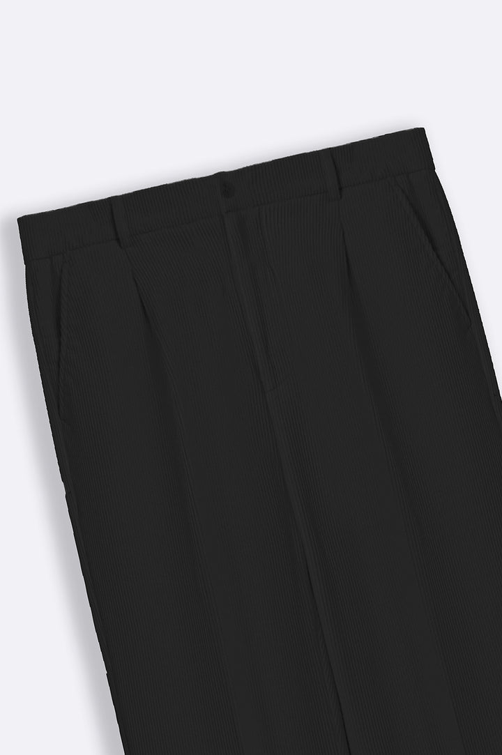 BLACK CORDUROY PANTS