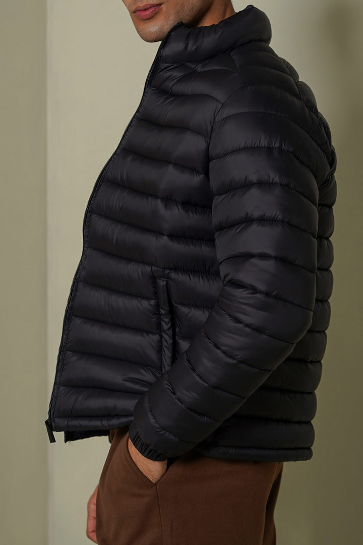 BLACK REGULAR PUFFER