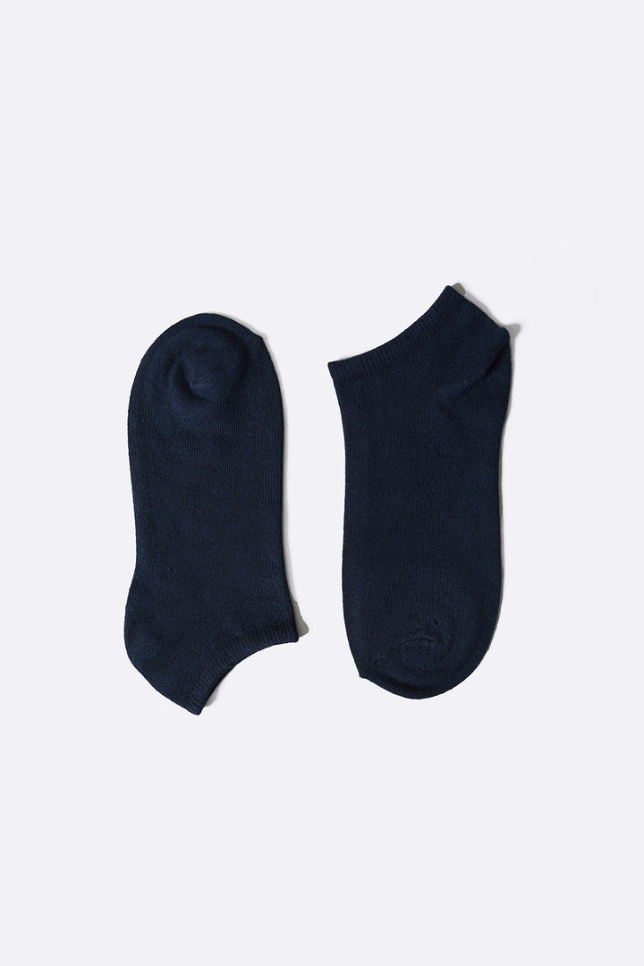 NAVY COTTON SNEAKER SOCKS