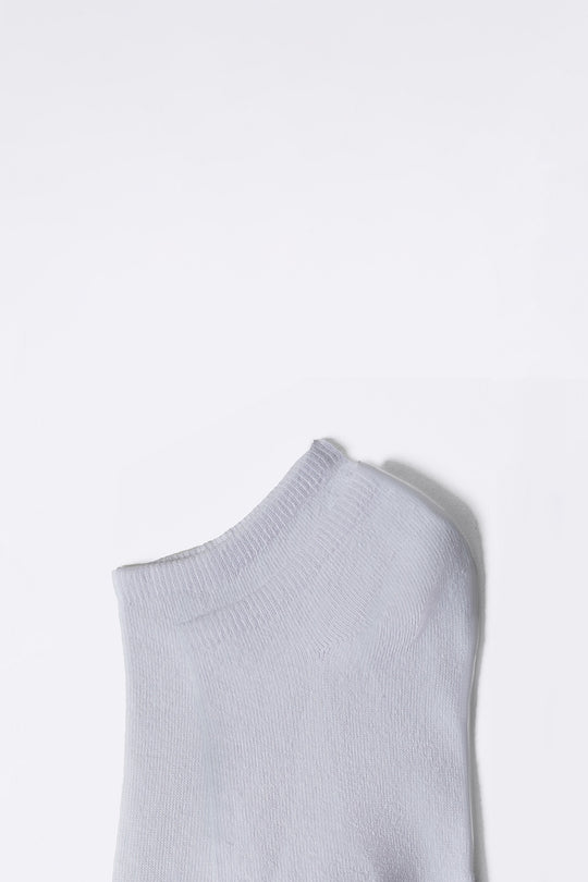 WHITE COTTON SNEAKER SOCKS