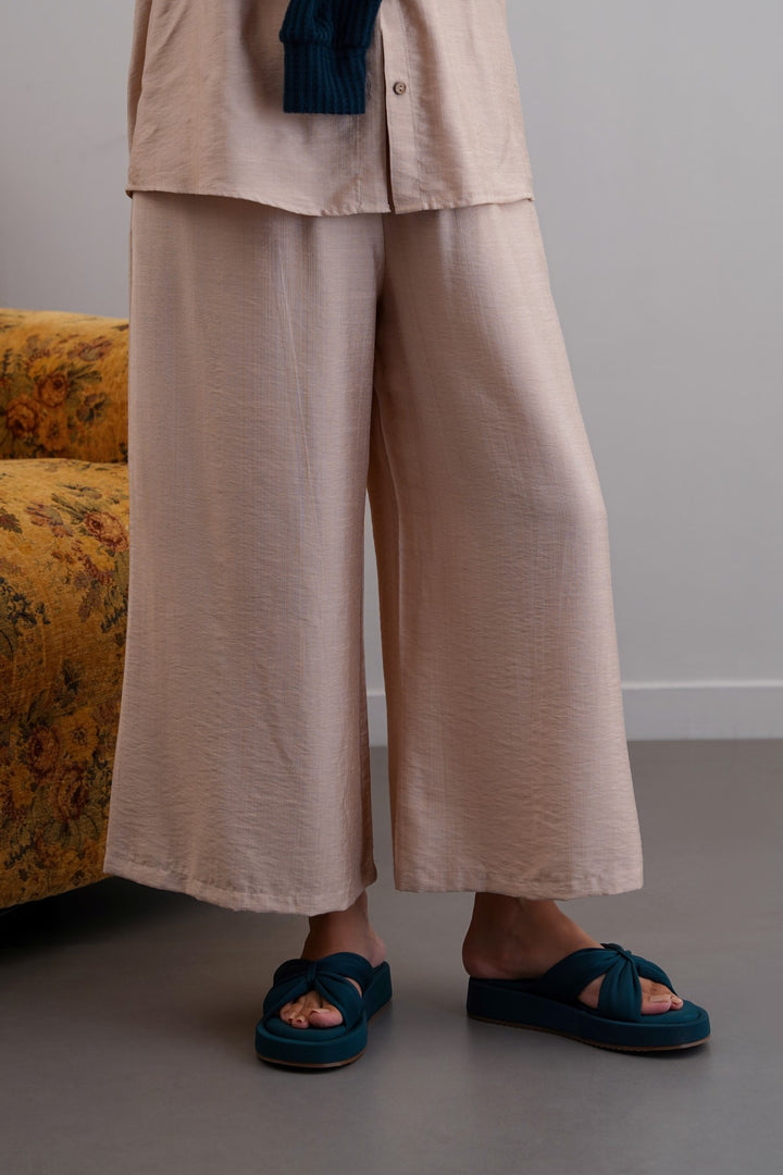 BEIGE BASIC BREEZE CULOTTES