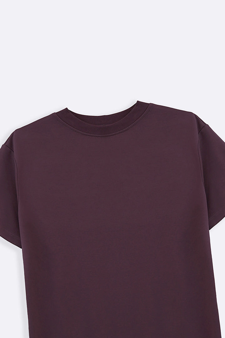 BROWN THE OMA T-DRESS