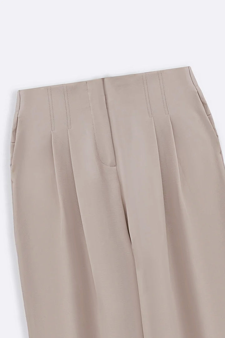 OFF WHITE WORKDAY PLEATED PANTS