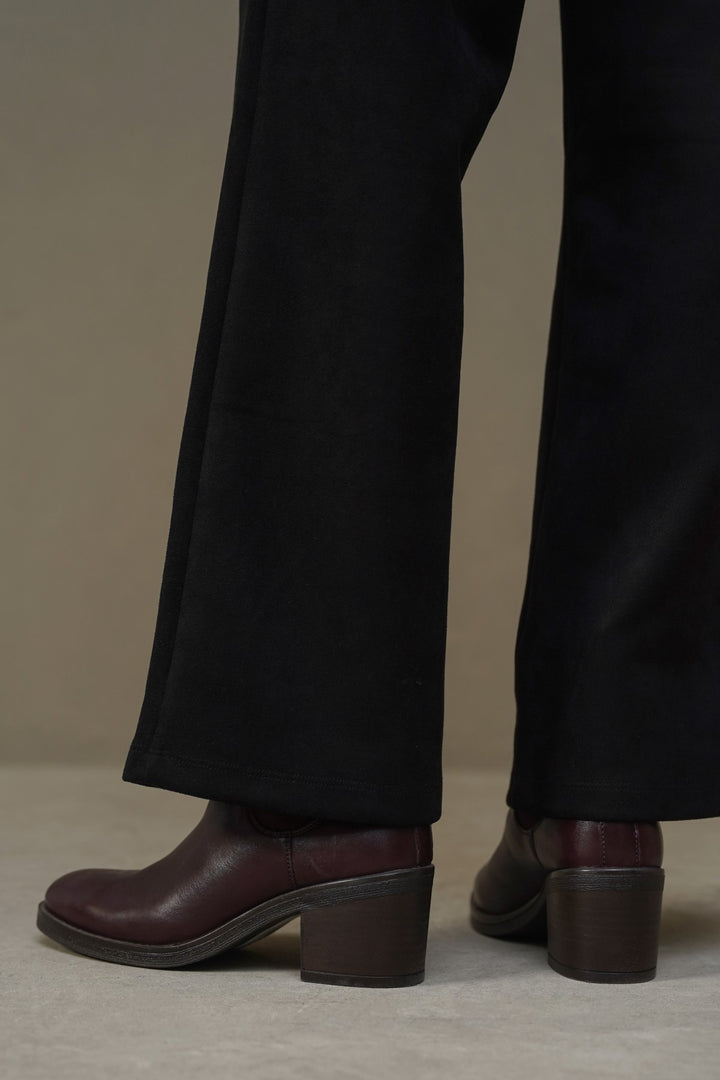 BLOCK LEATHER BOOTS
