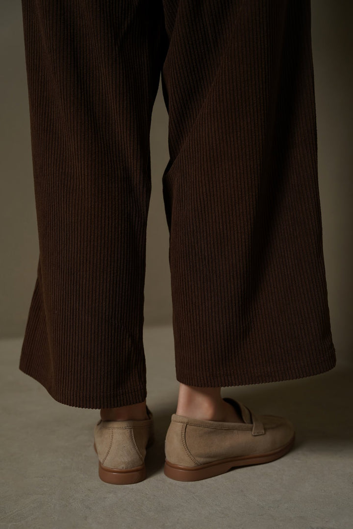 TAUPE PALM & PEBBLE LEATHER LOAFERS