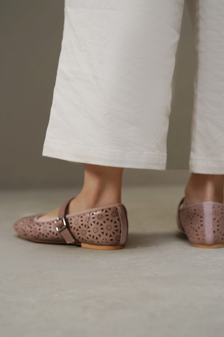 MAUVE-CLOVER MARY-JANES