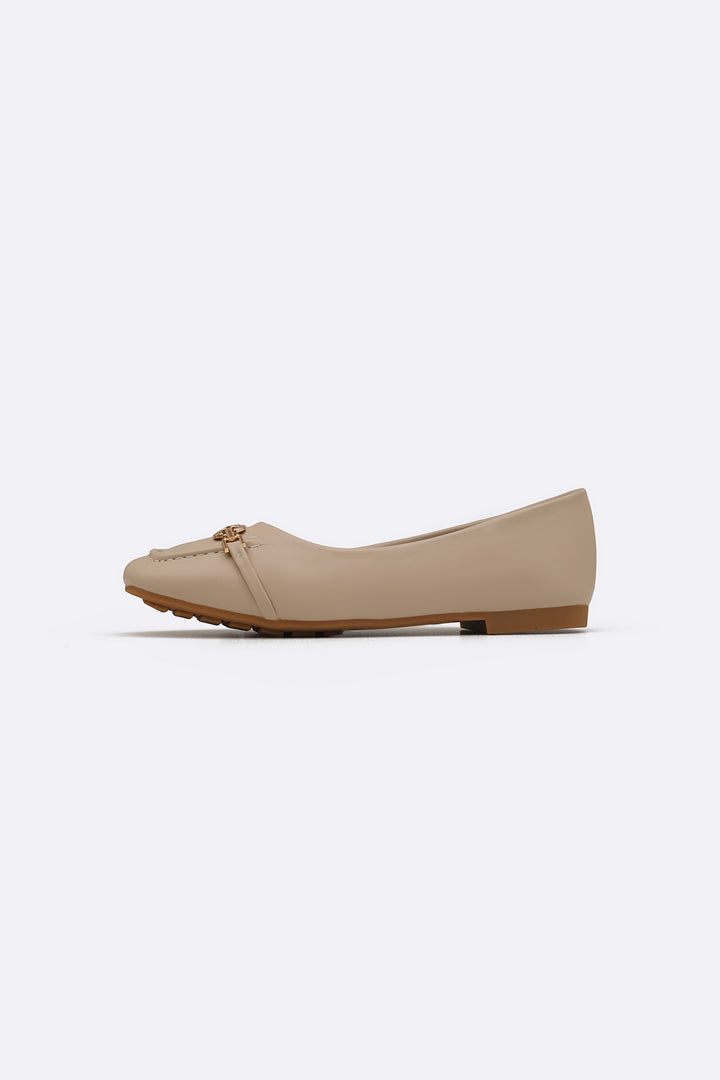 BEIGE LEILA MAMA PUMPS