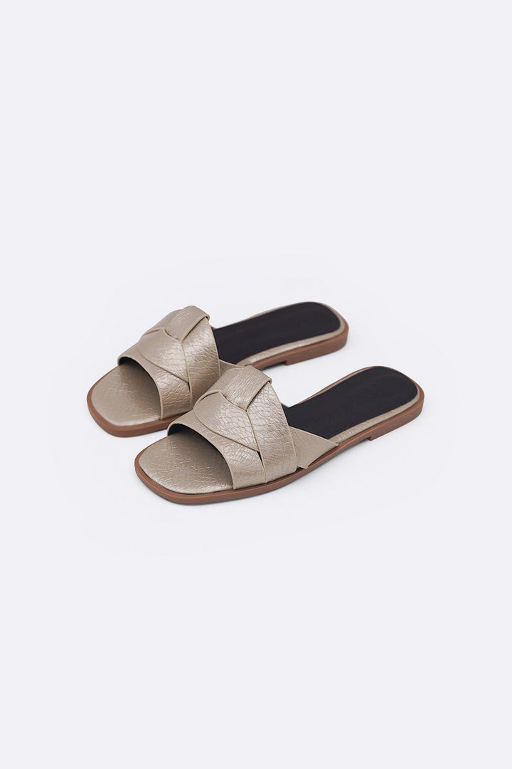 GOLD PYTHON GLAZE SLIDES