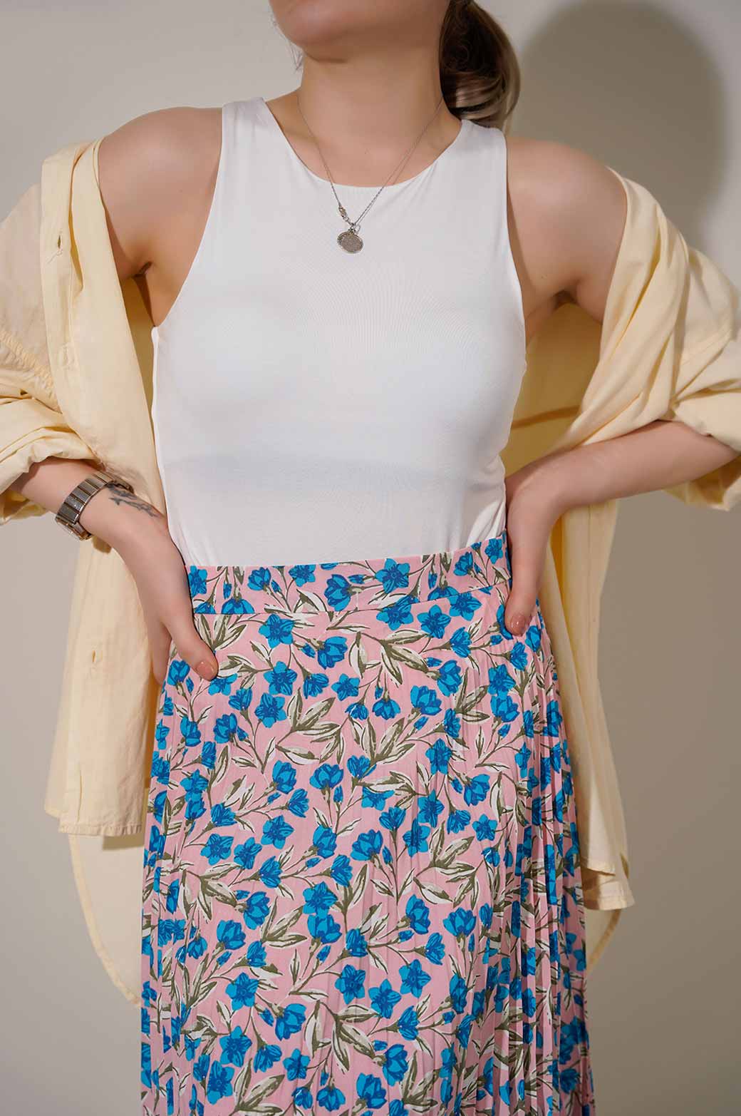 WHITE BASIC BODYSUIT