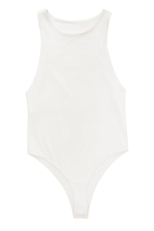 WHITE BASIC BODYSUIT