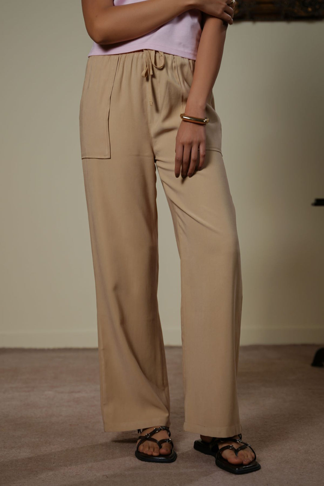 BEIGE LONG PANTS