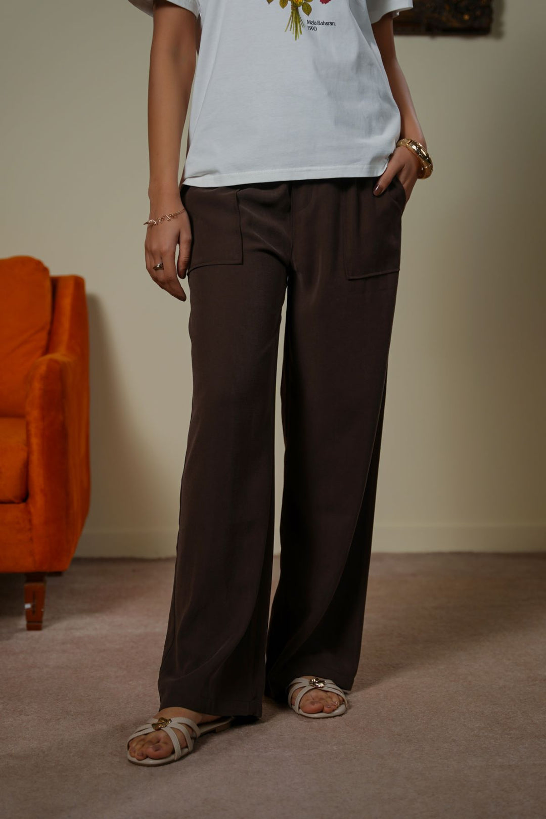 CHOCOLATE LONG PANTS