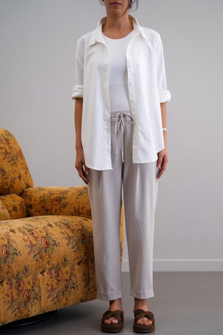SAND ARCHITECT DRAWSTRING PANTS