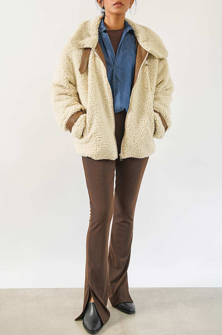 BROWN SLINKY EVENING SLACKS