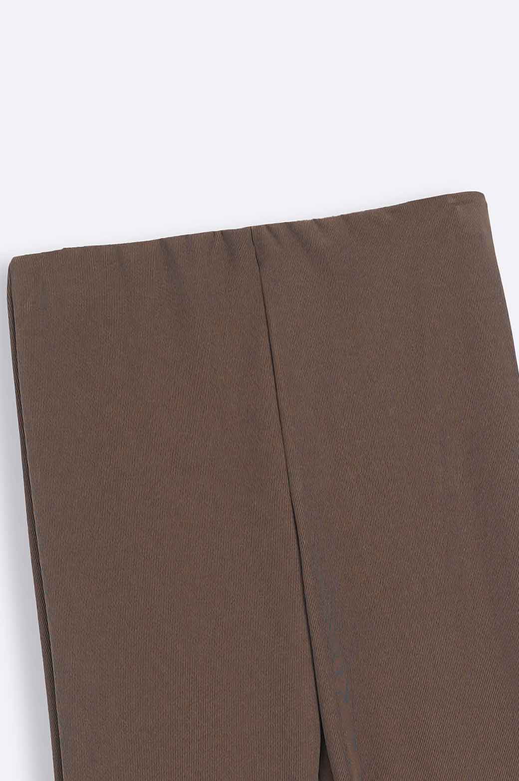 BROWN SLINKY EVENING SLACKS