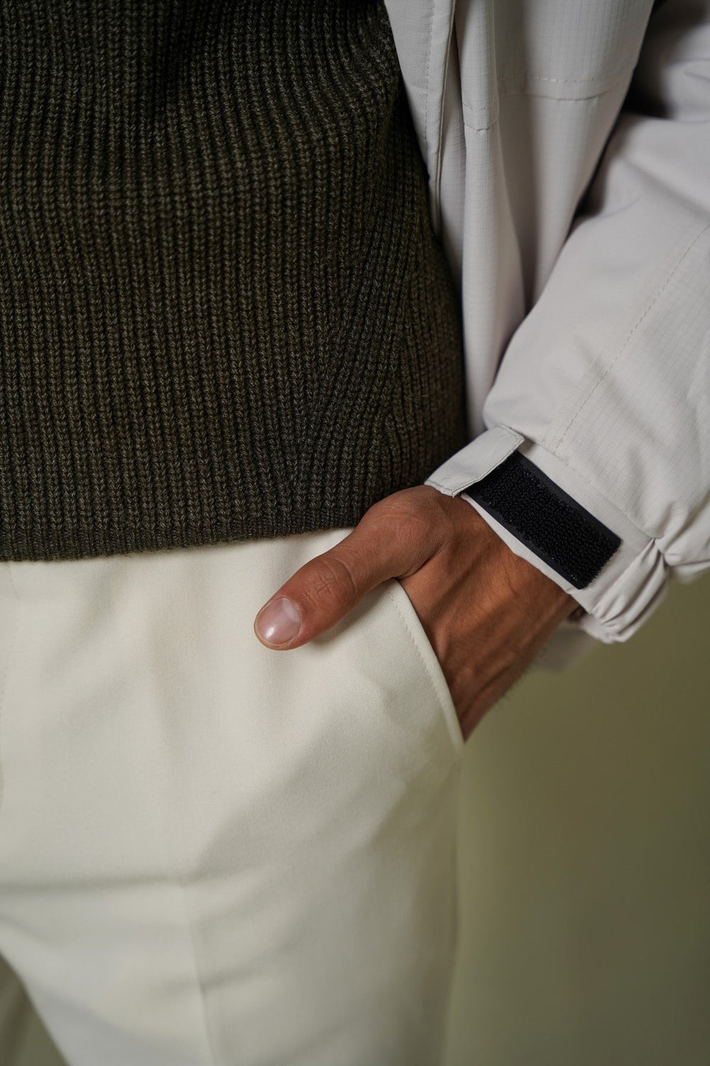 CREAM CLASSIC SUIT TROUSER