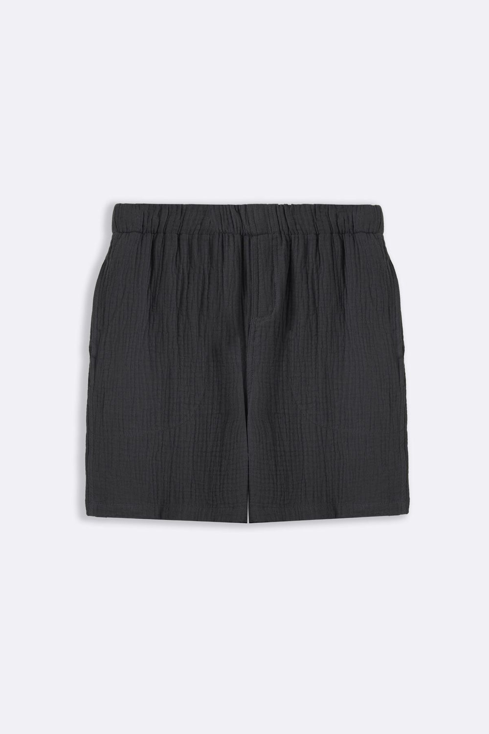 CHARCOAL MUSLIN SHORTS