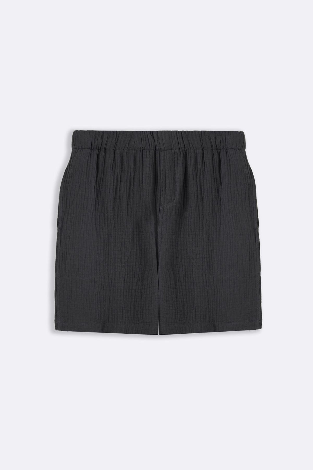 CHARCOAL MUSLIN SHORTS