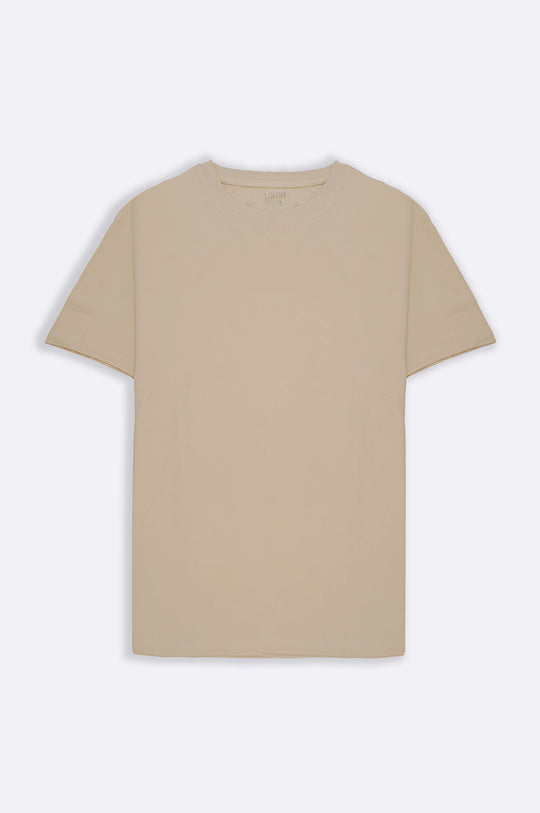 IVORY ROUND NECK T-SHIRT