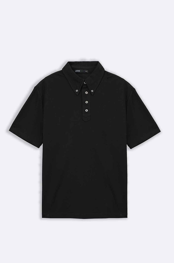 BLACK TENCIL BLEND POLO