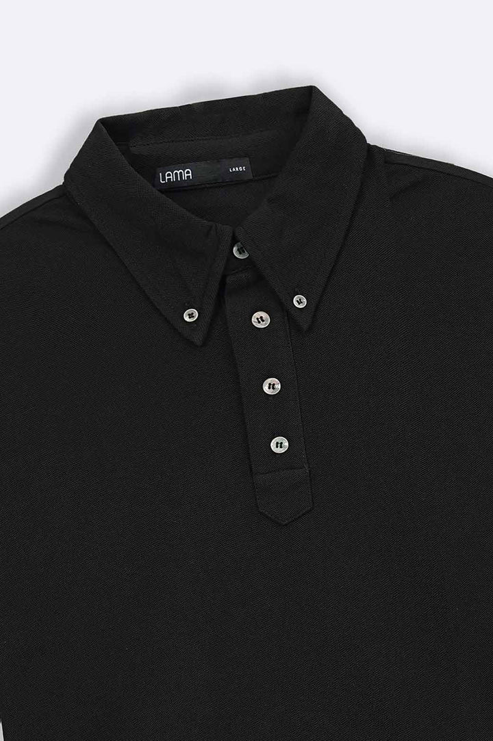 BLACK TENCIL BLEND POLO