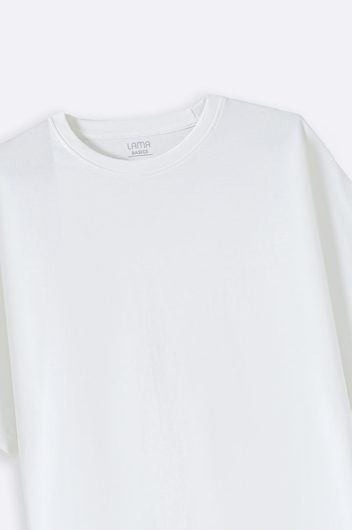 WHITE BASIC T SHIRT