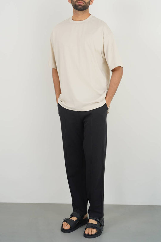 IVORY LOOSE FIT T SHIRT