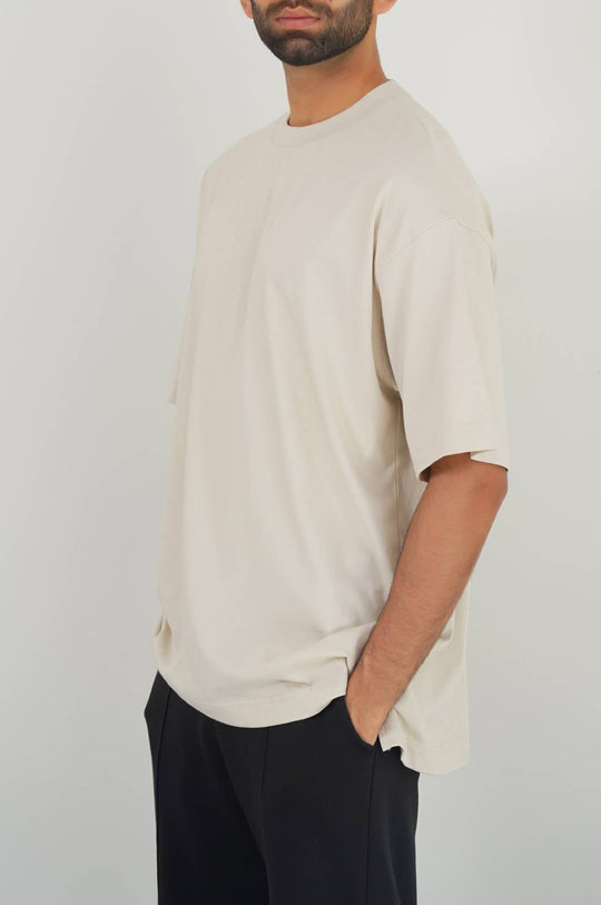 IVORY LOOSE FIT T-SHIRT