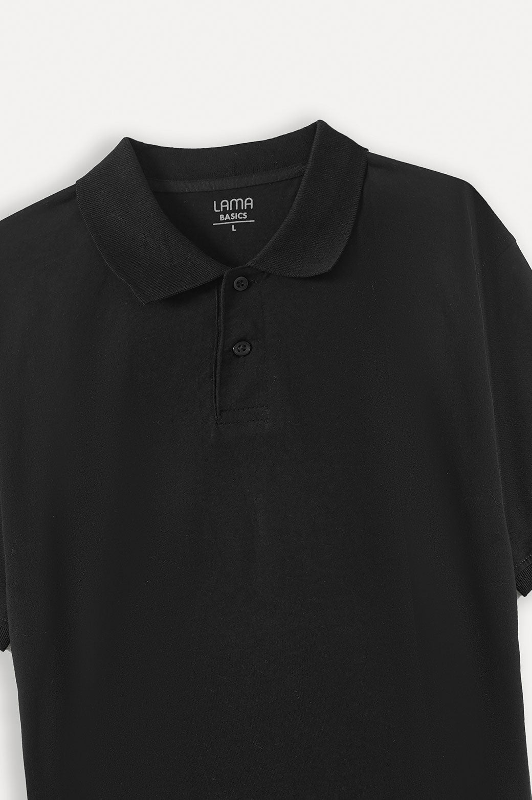 BLACK BASIC POLO