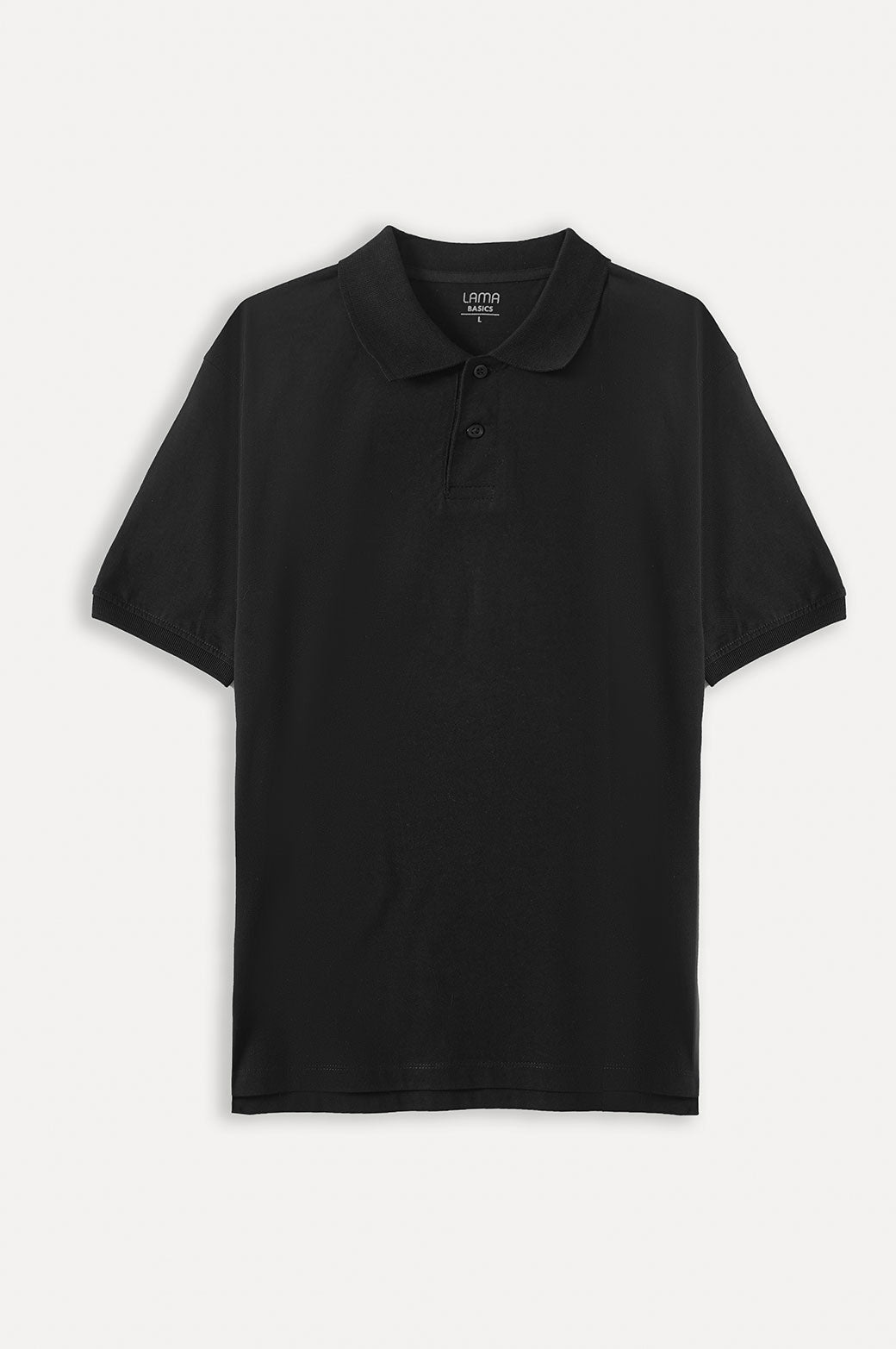 BLACK BASIC POLO
