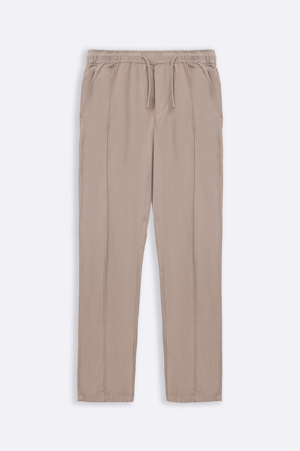 BEIGE TAPERED PANTS