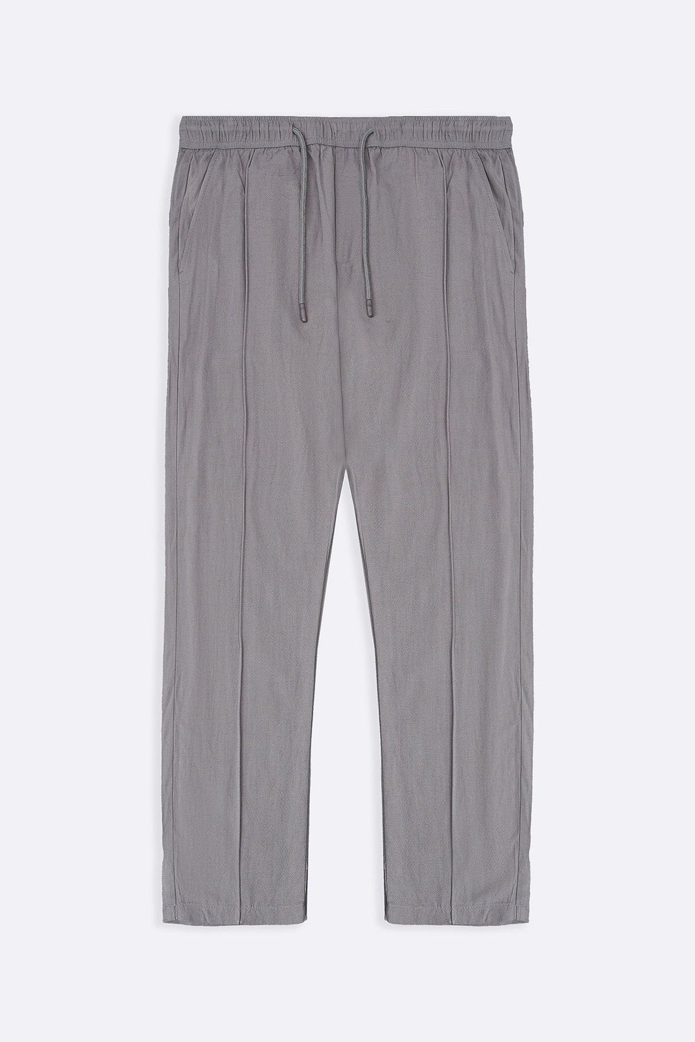 LIGHT GREY TAPERED PANTS