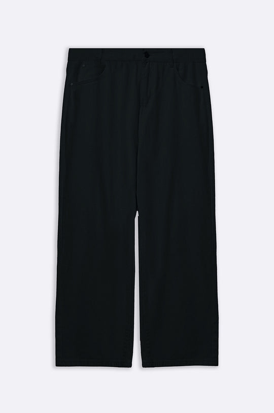 BLACK WIDE LEG JEANS