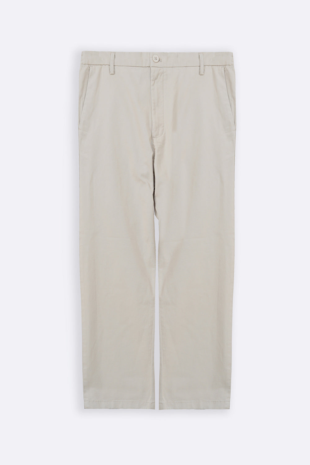 ECRU STRAIGHT FIT CHINOS
