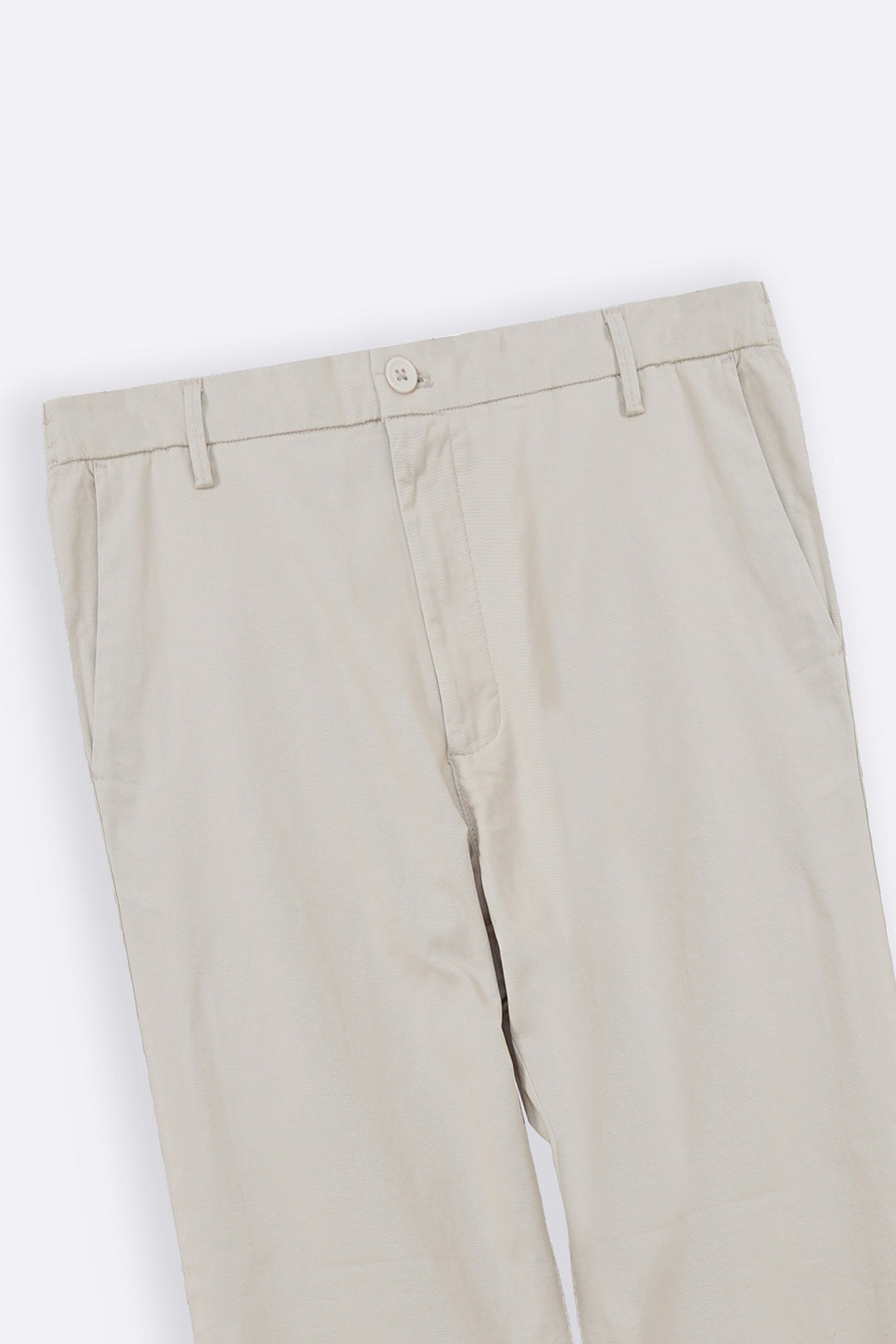 ECRU STRAIGHT FIT CHINOS