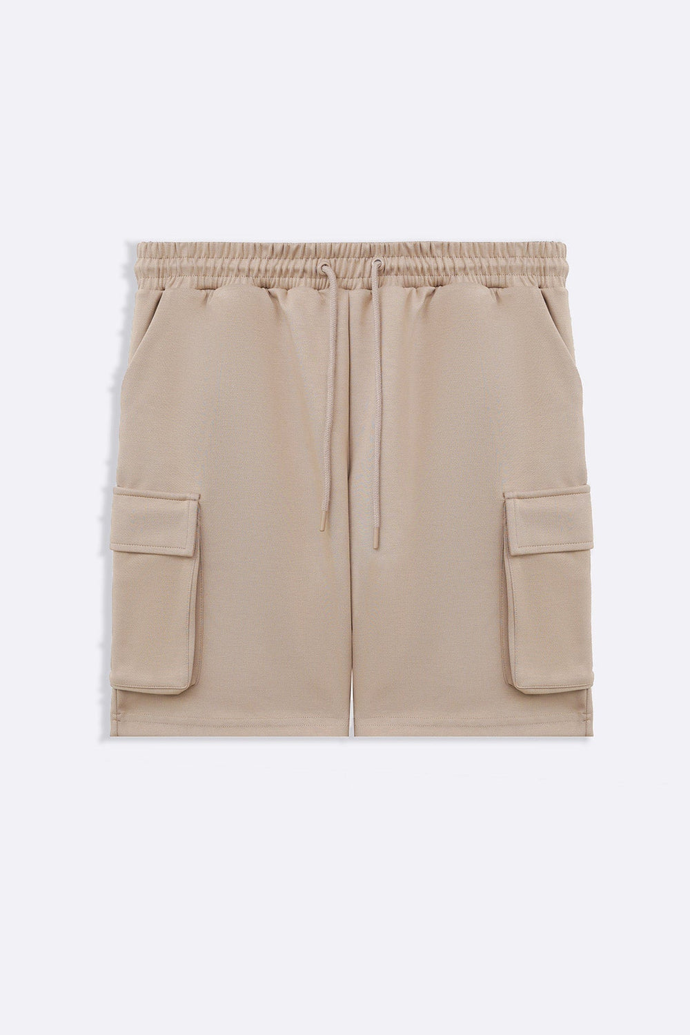 KHAKI NEOPRENE CARGO SHORTS