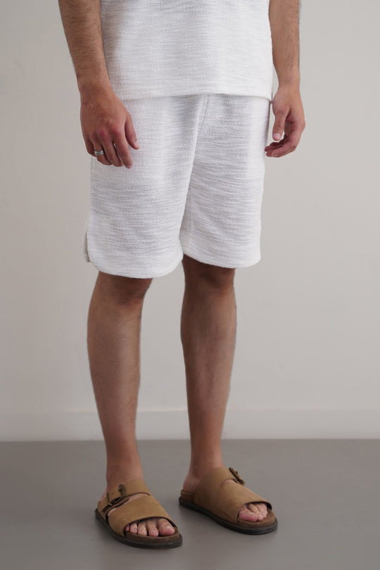 BOUCLE-KNIT SHORTS