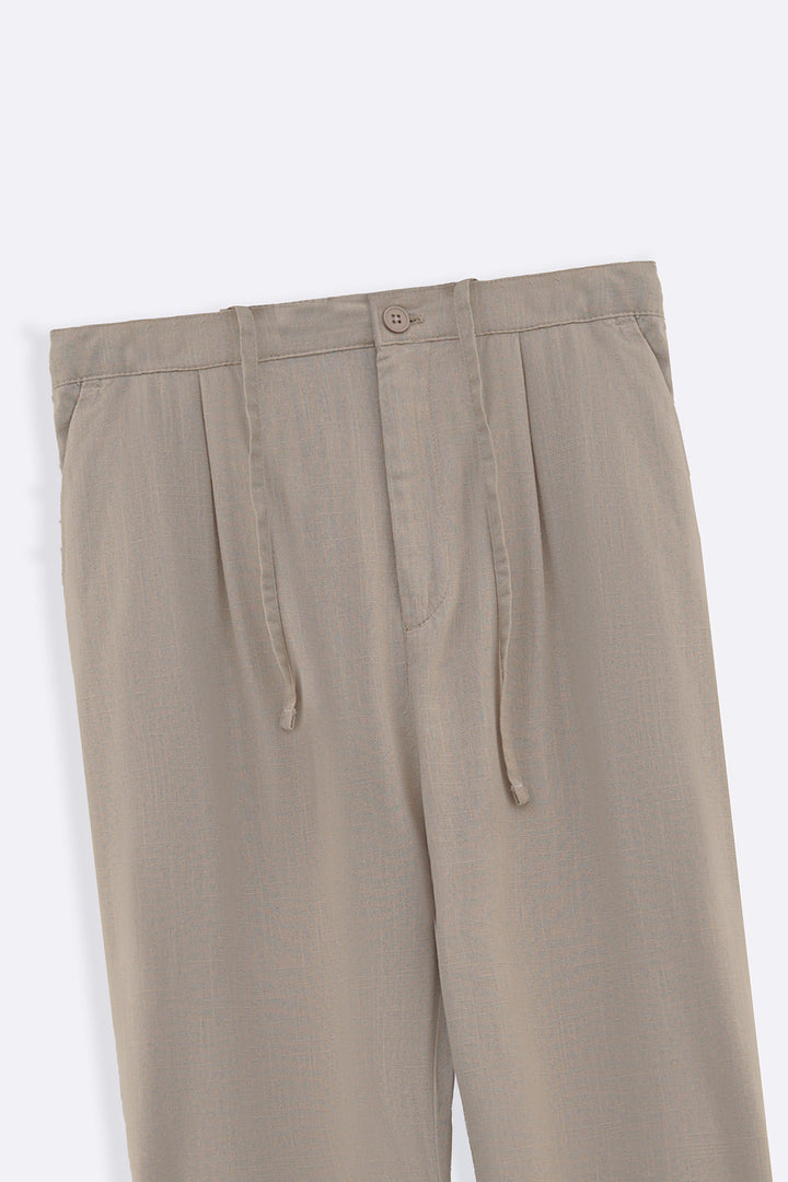 BEIGE RELAXED TROUSERS