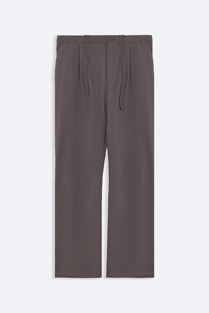 DARK GREY RELAXED TROUSERS