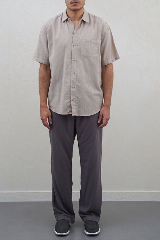 DARK GREY RELAXED TROUSERS