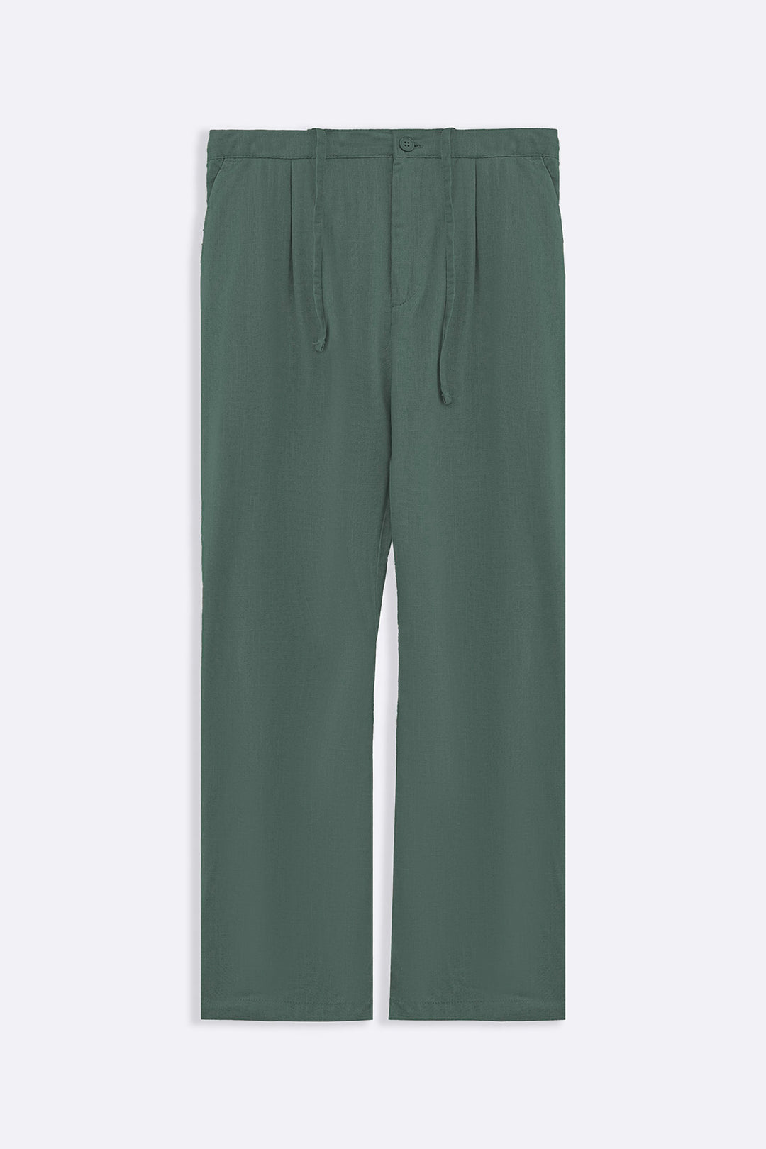 GREEN RELAXED TROUSERS
